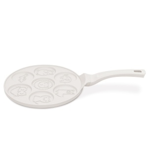 Tigaie cu 7 forme animale pentru clatite 26 cm Sahara Berlinger Haus BH 7800, antiaderenta, crem