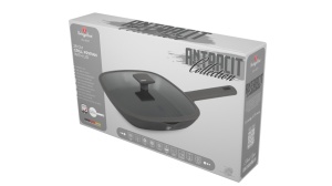 Tigaie Grill cu capac, 28 cm-Anthracite Collection Berlinger Haus BH 8127