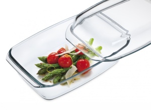 Vas rectangular cu capac yena Simax 3.2L+2.2L 7156/7166
