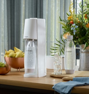 Aparat preparare bauturi carbogazoase, sifon , cu butelie CO2 inclusa, Terra White Sodastream 1012811400, alb - Img 7