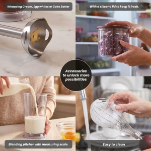 Blender de mână cu accesorii 6 în 1 Leonardo Berlinger Haus, BH 9563 - Img 6