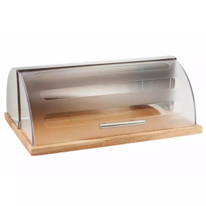 Cutie de paine argintie, bambus-acril, Kinghoff KH3210 - Img 1