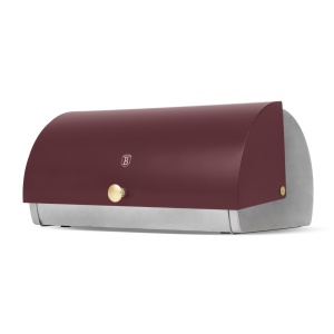 Cutie paine cu recipiente Leonardo Berlinger Haus BH 6737, visiniu, inox