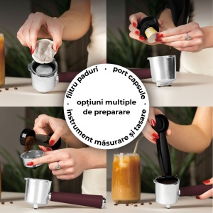 Espressor 3 in 1 Leonardo Nordic Berlinger Haus BH/9855 - Img 5