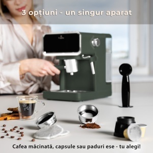 Espressor digital 3 in 1 Matte Green Berlinger Haus BH/9850 - Img 7