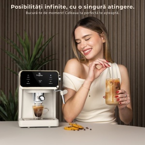 Espressor digital 3 in 1 Sahara Berlinger Haus BH/9847, crem mat - Img 5
