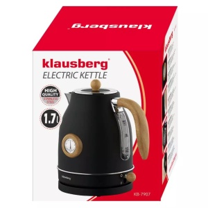 Fierbator de apa 1.7 L Klausberg KB7907 negru cu maro - Img 8
