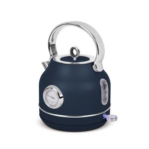 Fierbător de apă cu termometru, 1,7 L, 2200 W, inox – Berlinger Haus Deep Sea BH 9764, design rustic, albastru mat - Img 5