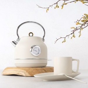 Fierbător de apă retro Berlinger Haus BH 9515, 1.7 L, Sahara