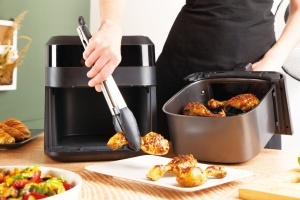 Friteuza cu aer cald, airfryer, capacitate 6.3 L Black Rose Berlinger Haus BH 9446 - Img 8