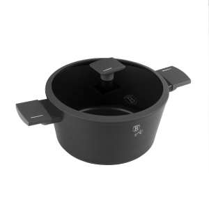 Oala cu capac 24 cm,,4.1 litri -Anthracite Collection Berlinger Haus BH 8131