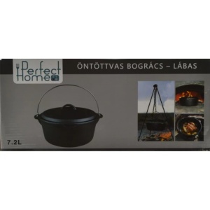 Oala fonta pura cu capac 30x 14cm 7.2 L Perfect Home 12015 - Img 6
