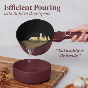 Oală pentru sos 16 cm, 1.2L – Berlinger Haus BH8027, Leonardo Collection, pentru încălzire rapidă, antiaderentă - Img 6