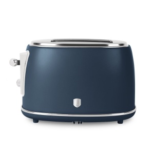 Prăjitor de pâine cu fante extra-late, 850 W, 6 niveluri – Berlinger Haus Deep Sea BH 9765, design rustic, albastru mat - Img 4