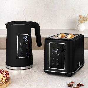 Prăjitor de pâine digital cu afișaj LED, 7 niveluri – Berlinger Haus Matte Black BH 9660, negru mat, funcții Defrost și Reheat - Img 9