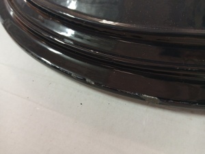 RESIGILAT - Oală ovală din fontă emailată cu capac 32 cm, 6L – Perfect Home 92142, albastru-gri, pentru cuptor și preparate cu gătire lentă - Img 6