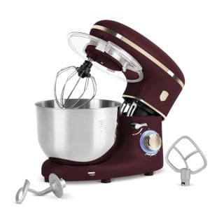 Robot de Bucătărie Berlinger Haus BH 9509 Leonardo – 1300W, 6L, Bol Inox, 6 viteze, Bordeaux, Silențios - Img 3