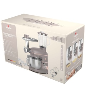 Robot de bucatarie multifunctional Taupe Berlinger Haus BH 9530, gri, 1500 w