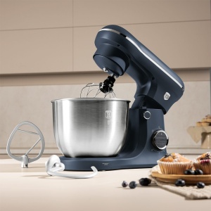 Robot de bucătărie planetar 1500 W, bol inox 5 L – Berlinger Haus Deep Sea BH 9763, albastru mat, 6 viteze, 3 accesorii - Img 7
