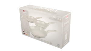 Set 3 tigai Sahara Collection Berlinger Haus BH 8079, antaiderente, strat titan, crem