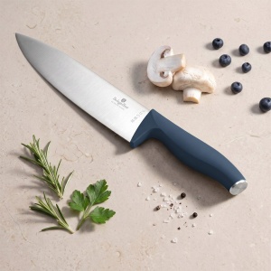 Set 5 cuțite din inox cu tocător din bambus – Berlinger Haus Deep Sea BH 3142, albastru mat, mâner soft-touch - Img 6
