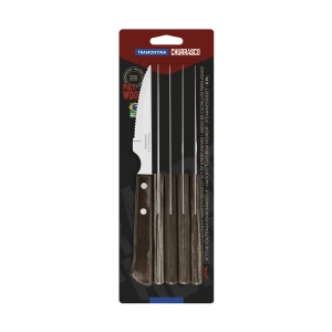 Set 6 Cutite friptura / pizza model spaniol Tramontina maro 29899173 - Img 2