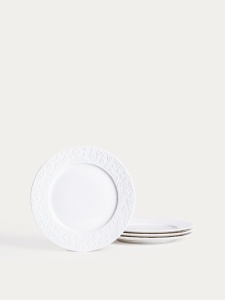 Set farfurii Beno, Homla, 12 bucati, alb 778247 - Img 3