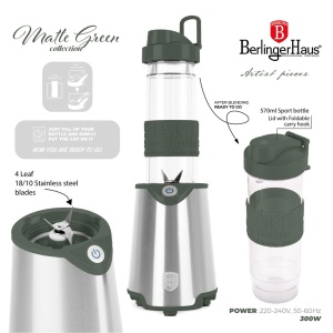 Smoothie maker – Berlinger Haus Green Matte LP-BH-266, verde mat - Img 15