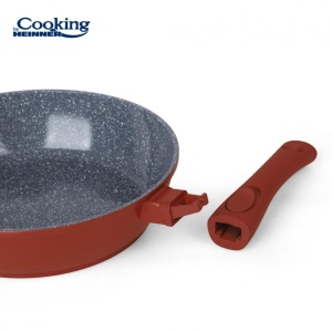 Tigaie Adanca Aluminiu+Capac 26x7 Cm, Calabria, Cooking By Heinner HR-JLG-26T