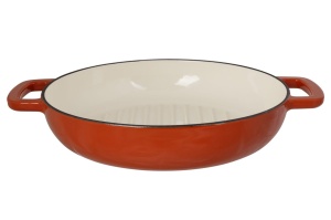 Tigaie grill fontă emailată 28 cm Ruginiu Fontestic Cosy & Trendy 6865922