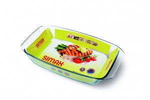 Vas rectangular yena 1,5 L Simax 7106