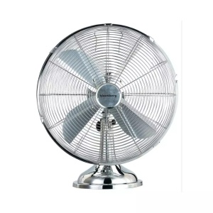 Ventilator de birou, 40 cm, Klausberg KB7538, otel, argintiu
