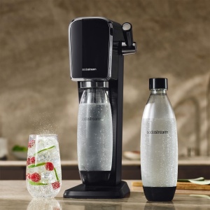 Aparat preparare bauturi carbogazoase, sifon Art, Black Sodastream 1013511401, negru - Img 8