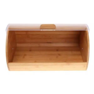 Cutie de paine cu capac transparent, bambus Kinghoff KH3216 - Img 3