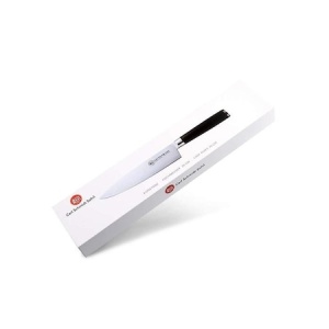 Cutit bucatar sef otel damask HRC 60 Konstanz, Carl Schmidt Sohn 20 cm, maner negru 071196