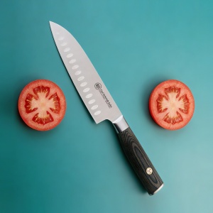 Cutit santoku Apex, Carl Schmidt Sohn, 18 cm, maner lemn pakka 108502 - Img 2
