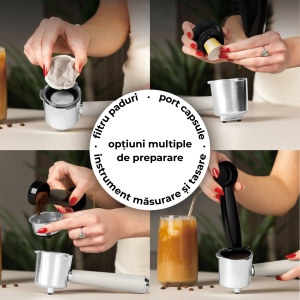 Espressor 3 in 1 Sahara Nordic Berlinger Haus BH/9854, bej - Img 12