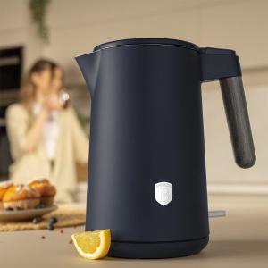 Fierbător de apă cu pereți dubli 1,7 L Deep Sea Berlinger Haus BH 9960, 2200 W, albastru mat - Img 2