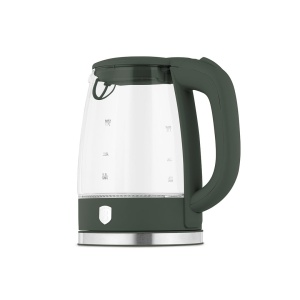Fierbător de apă din sticlă 1,7 L, iluminare LED – Berlinger Haus Green Matte BH 9812, verde mat, bază rotativă 360° - Img 4