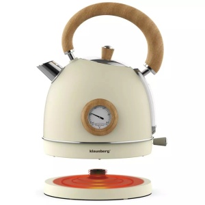 Fierbator de apa model rustic 1.8 l Klausberg KB7906 crem - Img 7