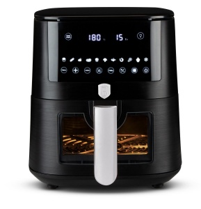 Friteuza cu aer cald, AirFryer 8 L Matte Black Berlinger Hau BH 9605