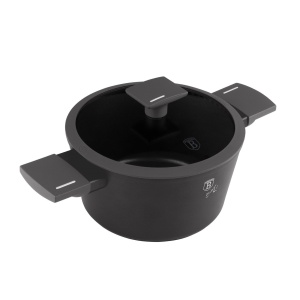 Oala cu capac ,20 cm ,2.5 litri -Anthracite Collection Berlinger Haus BH 8130