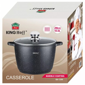 Oala cu capac 28 CM 10L Kinghoff KH1599