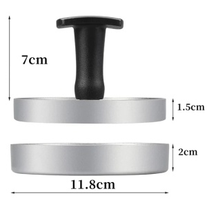 Presa pentru hamburgeri/chiftele aluminiu 11,8cm Perfect Home 10458 - Img 5