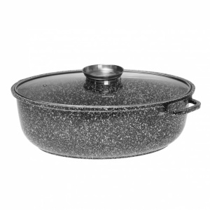 RESIGILAT - Oala tip roaster cu capac Klausberg KB7366, compatibila cu plita cu inductie - Img 4