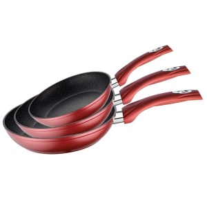 Set 3 tigai marmorate Royalty Line RL FM3 - rosu burgund