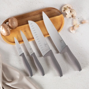 Set 4 cutite Taupe Berlinger Haus BH 2960