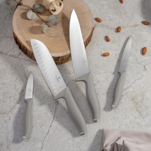 Set 4 cutite Taupe Berlinger Haus BH 2960