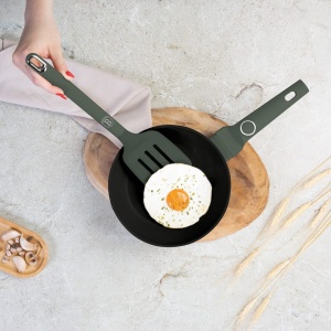 Set 5 ustensile de bucătărie cu suport rotativ – Berlinger Haus Green Matte LP-BH-265, verde mat, rezistente până la 230°C - Img 7
