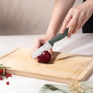 Set 6 cuțite de bucătărie din inox, în cutie cadou – Berlinger Haus Green Matte BH 3138, negru și verde mat - Img 9